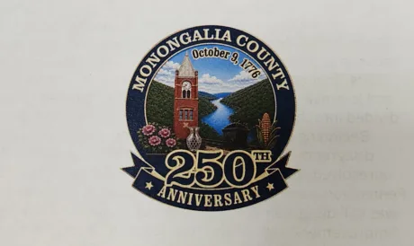 Clerk's office marking Monongalia County's semiquincentennial